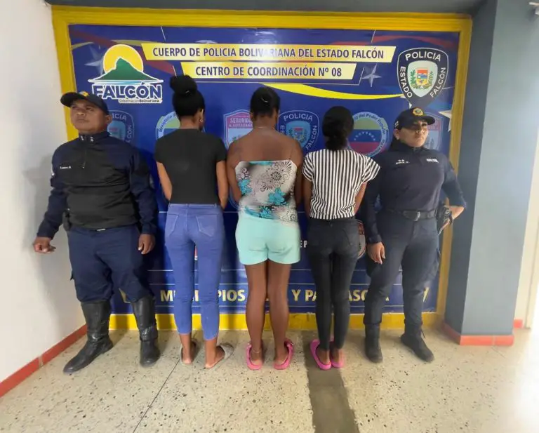 Dos adolescentes y una mujer detenida por riña en Boca de Aroa