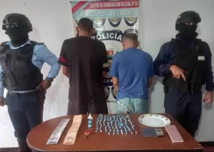 Este miércoles 27 de agosto, la Policía de Falcón acantonada en el municipio Los Taques logra desmantelar un centro de distribución de droga