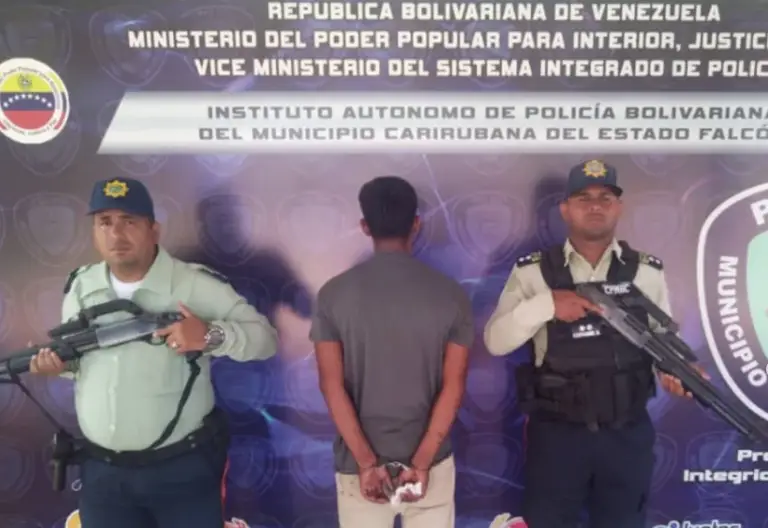 Policarirubana detuvo a dos hombres, uno de ellos investigado por varios delitos