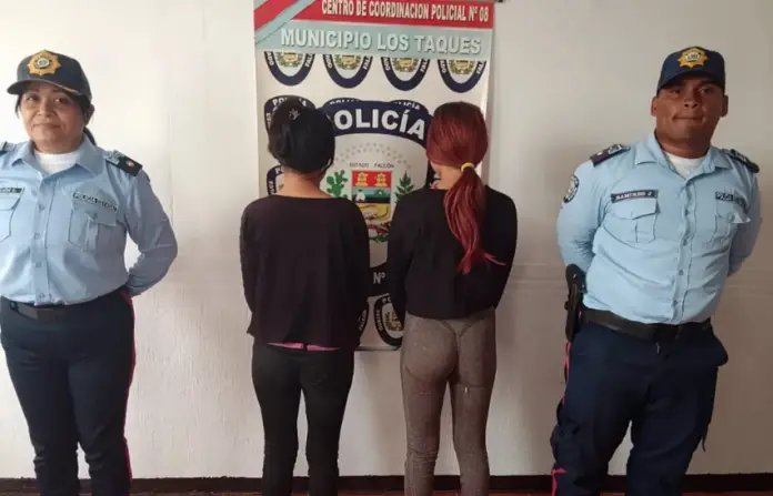 Agentes adscritos al CCP con base en el municipio Los Taques, aprehendieron a dos hermanas por resistencia y ultraje a una funcionaria