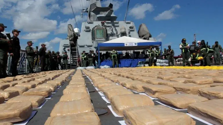 Venezuela intercepta embarcación con 3.600 kilos de droga