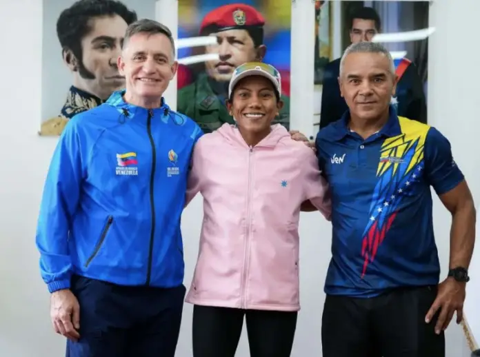 Magaly García se reunió con el ministro Franklin Cardillo con el objetivo de planificar su participación en los Juegos Bolivarianos de Lima
