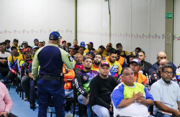 Como parte del trabajo preventivo para disminuir la incidencia de accidentes de tránsito que involucran a mototaxista en el municipio Miranda.