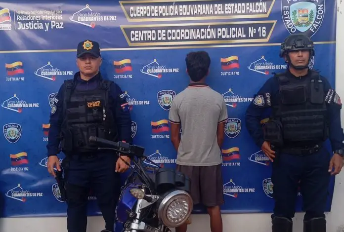 aprehendido motorizado