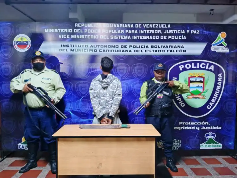 Policarirubana lo detuvo por amenaza a la vida