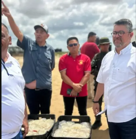 Antonio Molina se reunió con productores de San Félix y empresas chinas-venezolanas sobre la actividad con medusa.