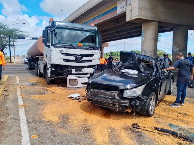 Estas son las lesionadas en choque este 20-Oct en Punto Fijo