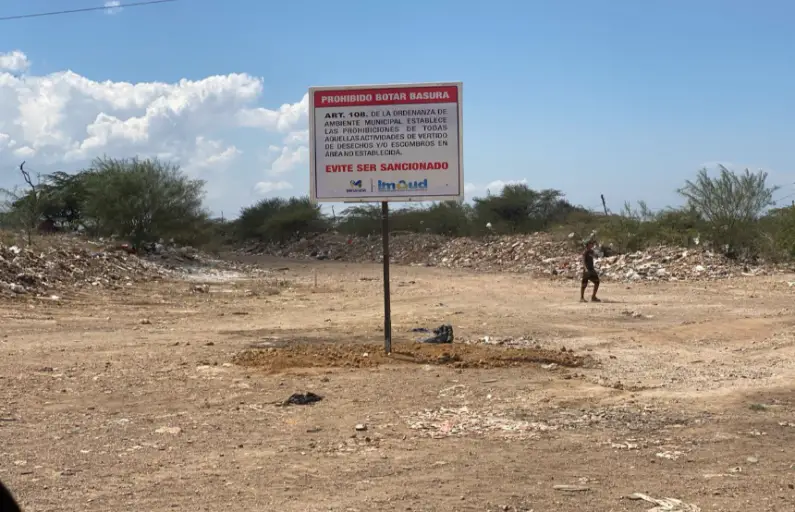Arrancó el plan de saneamiento ejecutado por la Alcaldía en el que se activó el sector El Saladillo un vertedero.