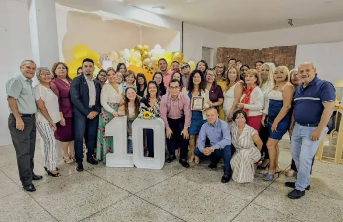 Este 22 de noviembre en la iglesia San Nicolás de Bari en Punto Fijo se celebró el 10 aniversario de la Fundación de Endometriosis de Falcón.