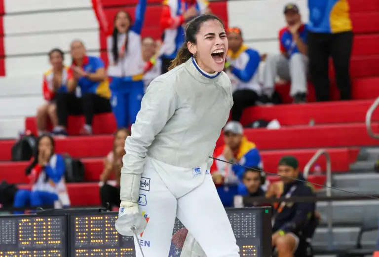 Así va la cosecha de la esgrima venezolana en los Bolivarianos 2025