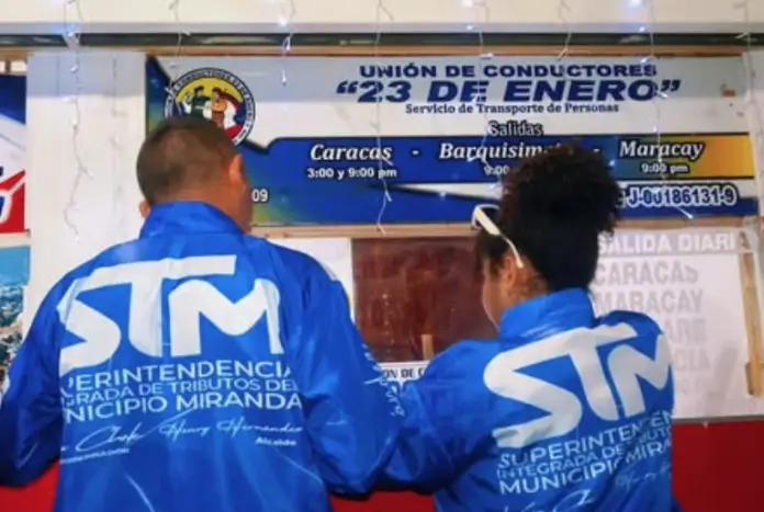 La Superintendencia de Tributos Municipal (STM) de Miranda se mantiene desplegada en la ciudad y le correspondió al terminal de pasajeros.
