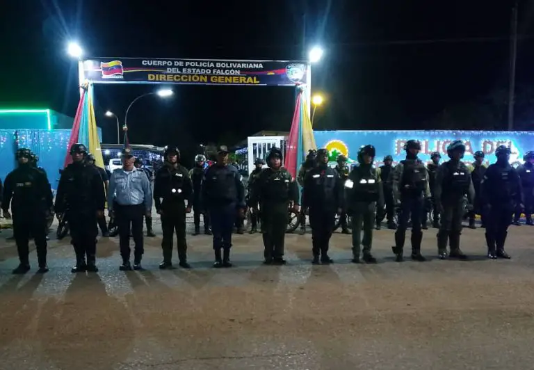 180 funcionarios desplegados en operativo de seguridad ciudadana en Coro