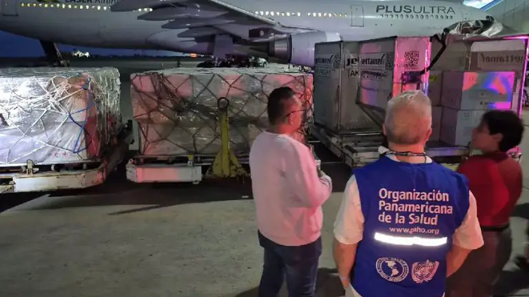 Venezuela recibió un lote de 850.000 vacunas contra la polio