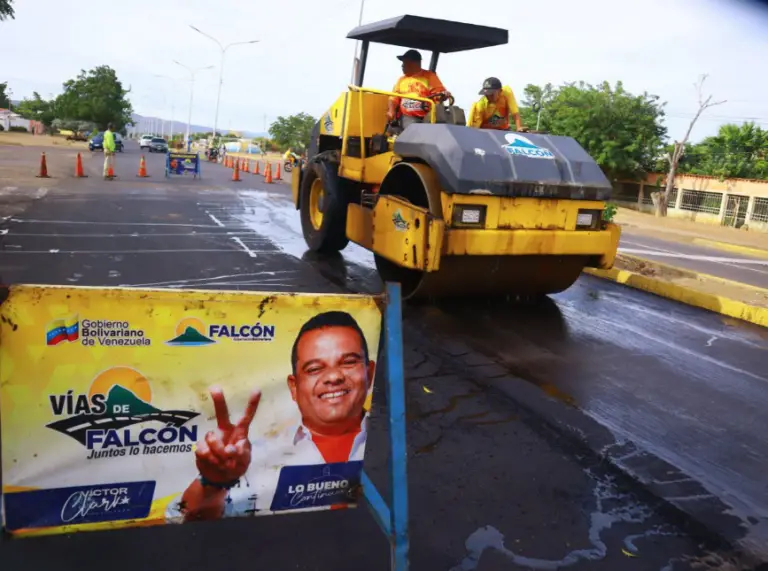 Plan Regional de Vialidad continúa optimizando avenida Ramón Antonio Medina de Coro