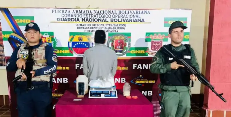 Droga en Zazárida | Capturan a sujeto con 9 panelas de cocaína