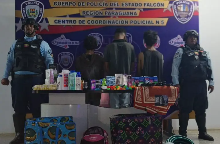 Hurto en Punto Fijo | Polifalcón los agarró con «las manos en la masa»