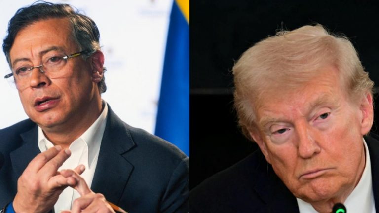 Petro rechaza advertencia militar de Trump
