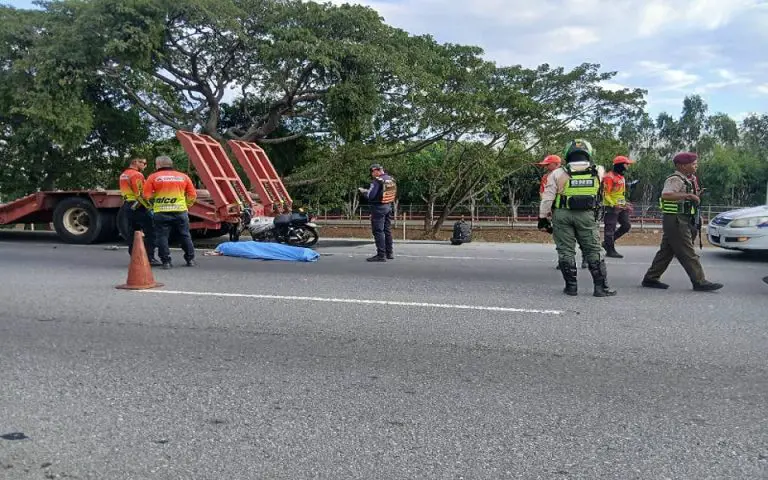 Falleció militar paraguanero en accidente de tránsito