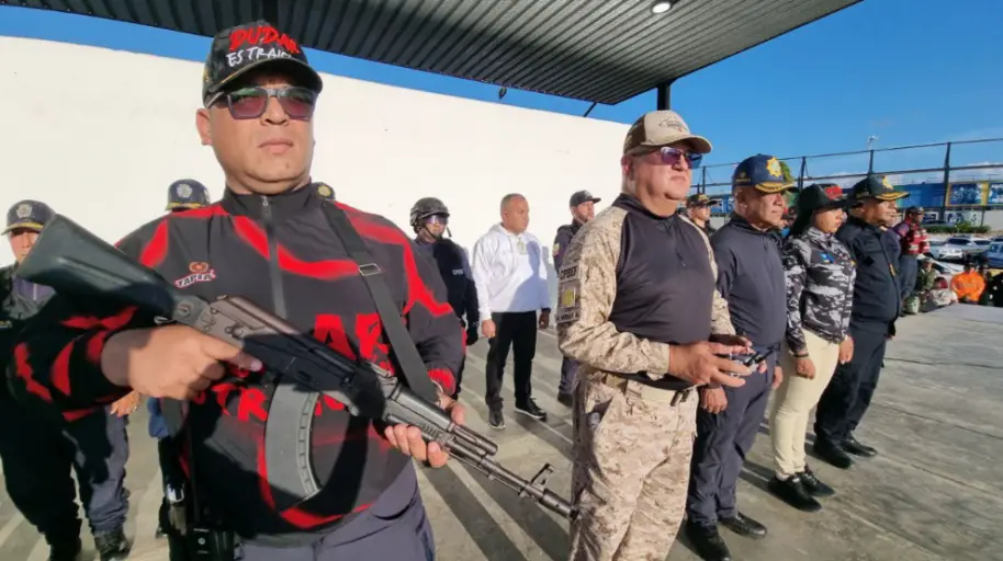 Este viernes un contingente de aproximadamente 4.000 funcionarios se desplegaron por los cinco ejes territoriales para garantizar la seguridad