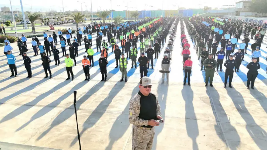 Este viernes un contingente de aproximadamente 4.000 funcionarios se desplegaron por los cinco ejes territoriales para garantizar la seguridad