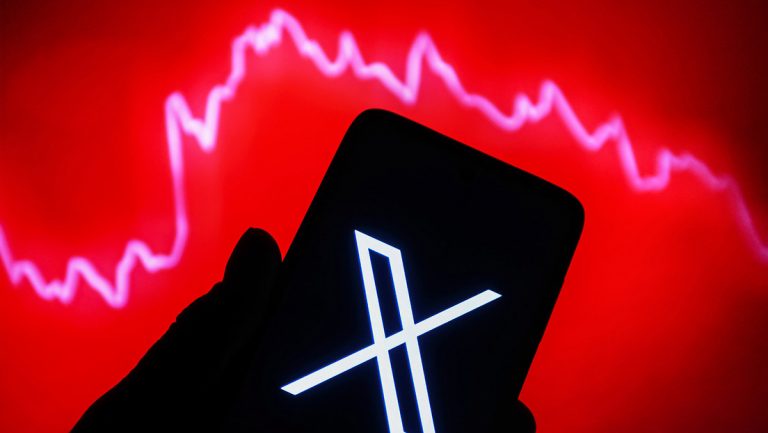 Reportan una caída de la red social X