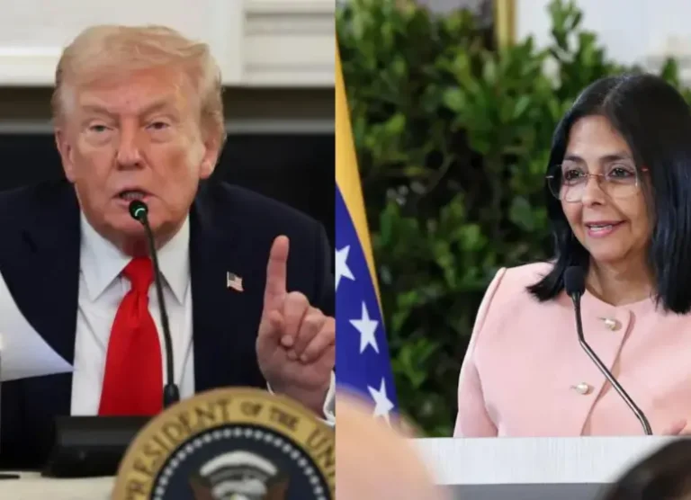 Esta es la respuesta de Trump sobre declaraciones de Delcy Rodríguez