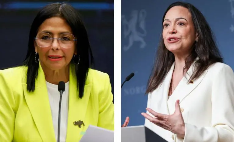 Esto dijo Delcy Rodríguez ante un posible regreso de María Corina Machado