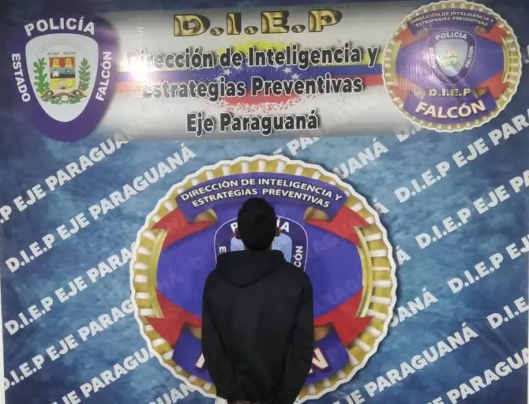 Diep | Capturado por acosar y hostigar a adolescente en Punto Fijo