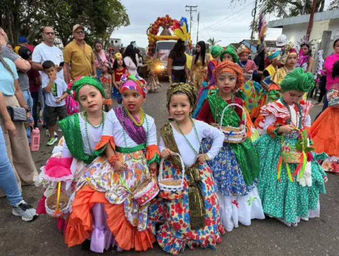 Danzas Churuguara marcó un hito histórico en los Carnavales del Municipio Federación 2026 con las Madamas de El Callao.