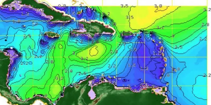 El Inameh prevé un posible incremento del oleaje debido a un sistema de baja presión en el Atlántico que genera movimientos más altos.