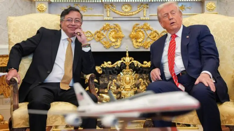 Trump recibe a Petro en la Casa Blanca en histórica reunión