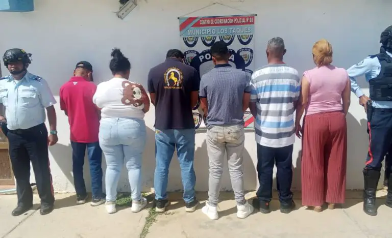 Seis detenidos en riña colectiva en Los Taques +DETALLES