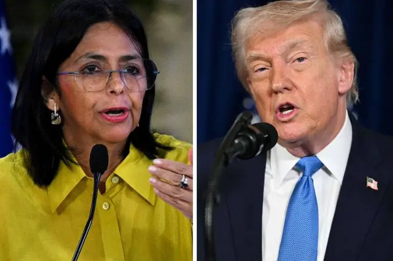 Trump sobre respaldo de Delcy Rodríguez a Maduro tras su arresto: «Políticamente tiene que decir eso»