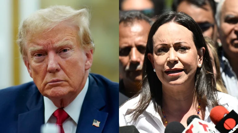 Esto dijo Donald Trump a María Corina Machado sobre su regreso a Venezuela