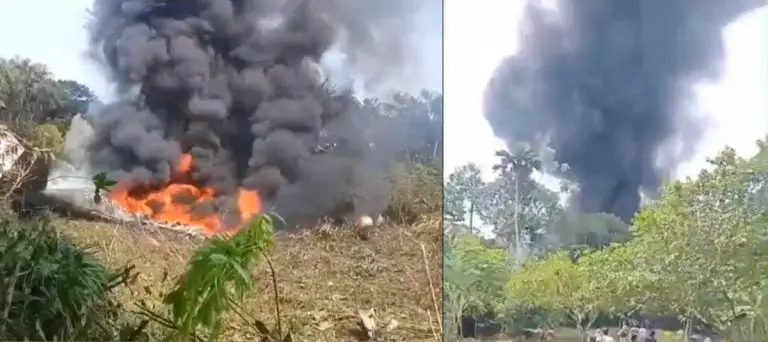 Al menos 90 muertos tras estrellarse avión de la Fuerza Aérea colombiana