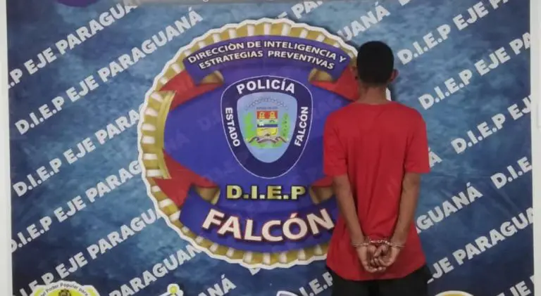 Diep | Preso por amenazar de muerte a su mamá en Punto Fijo