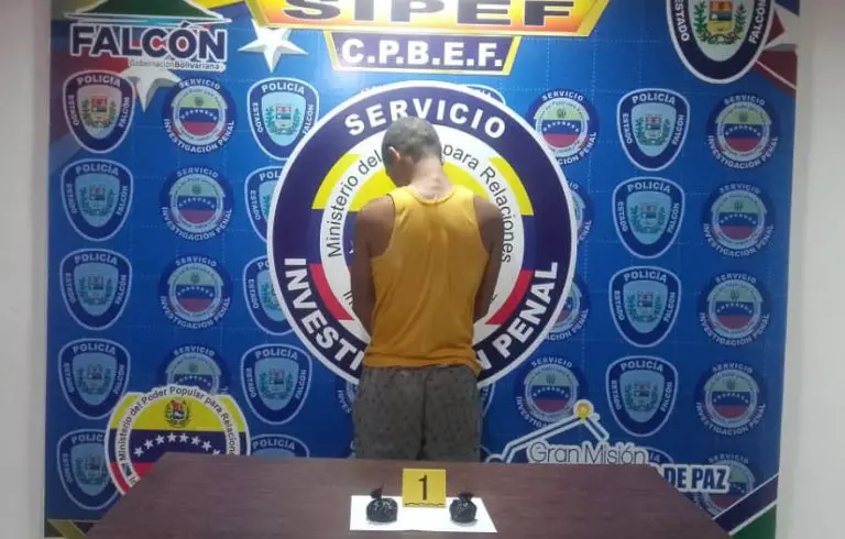 ‎ Sipef | Este hombre fue capturado con droga en Coro