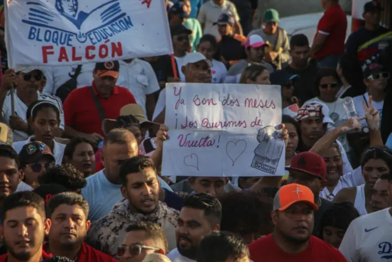 El pueblo volvió a tomar las calles para exigir la liberación del presidente Nicolás Maduro y la primera Dama Cilia Flores.