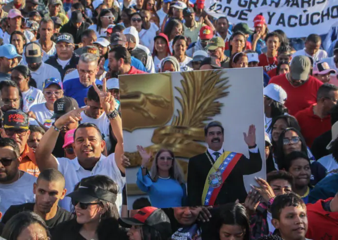 El pueblo volvió a tomar las calles para exigir la liberación del presidente Nicolás Maduro y la primera Dama Cilia Flores.