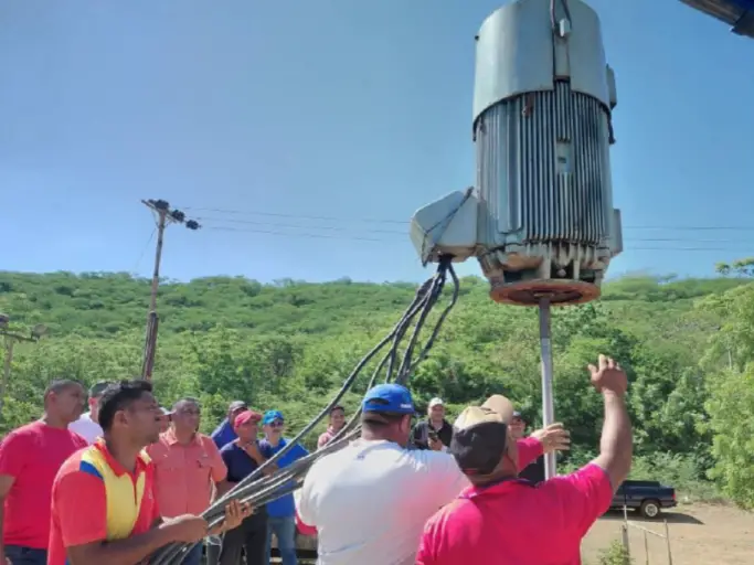 El Gobierno Bolivariano en el estado Falcón, instaló la bomba principal de la Planta Potabilizadora Maticora.