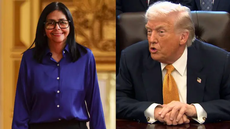 Trump pone como ejemplo a Delcy Rodríguez para el futuro líder de Irán