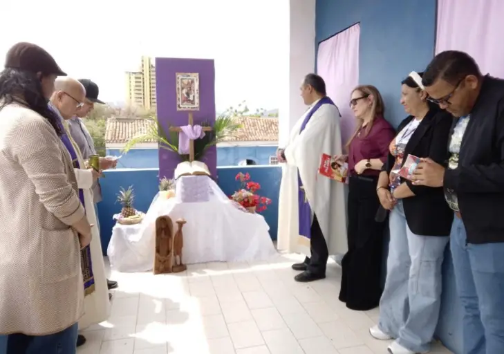 En un ambiente de profunda espiritualidad, el Consejo Legislativo del estado Falcón llevó a cabo este martes 24 el tradicional Viacrucis.