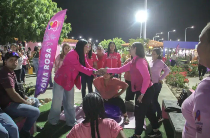 La primera combatiente, Jessica Perozo de Clark, inauguró el Centro de Formación 