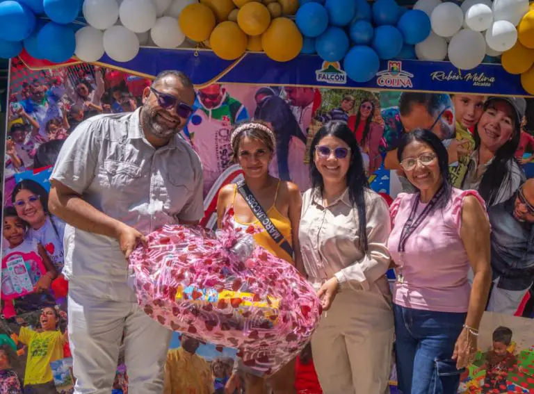 Destellos de amor por Colina llegó a la comunidad de Taratara