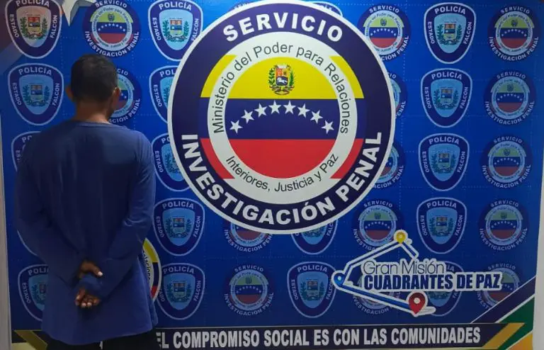 Capturado por acosar sexualmente a su hermana en Coro