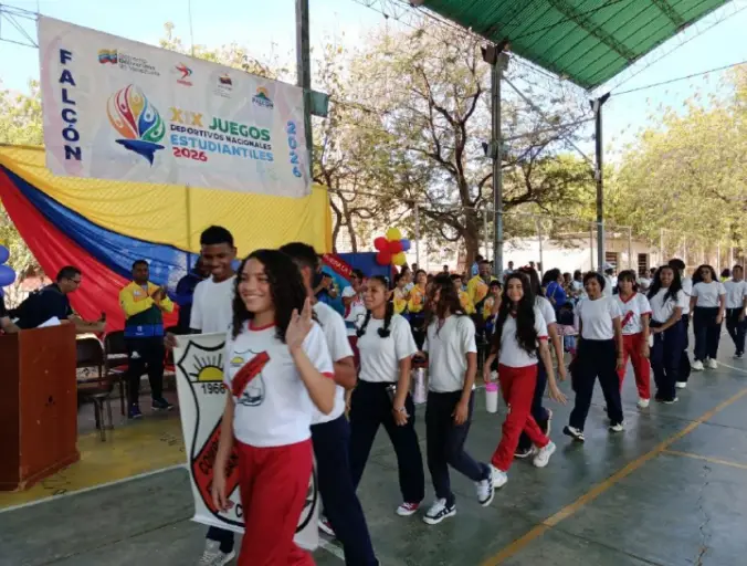 Este jueves inició la fase parroquial de los Juegos Nacionales Deportivos Estudiantiles (JDNE) 2026 en Miranda con el desfile inaugural.