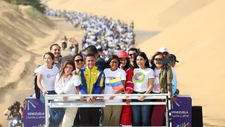 Delcy Rodríguez llega a Falcón en Gran Peregrinación por una Venezuela sin Sanciones