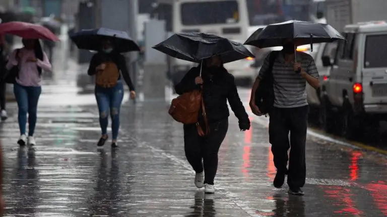 Inameh prevé precipitaciones en varios estados del país este 23-Abr