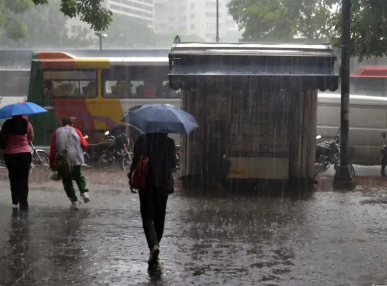 Inameh prevé este 8-Abr fuertes lluvias y lloviznas en gran parte del país