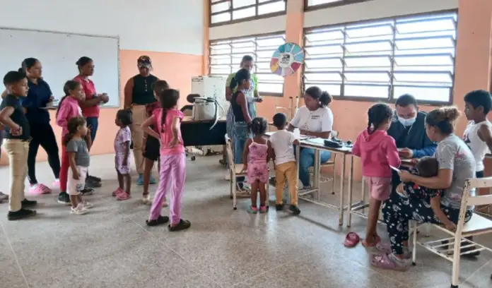 Más de 100 familias de la comunidad de Marite, en el municipio Monseñor Iturriza, accedieron a una jornada de atención integral.